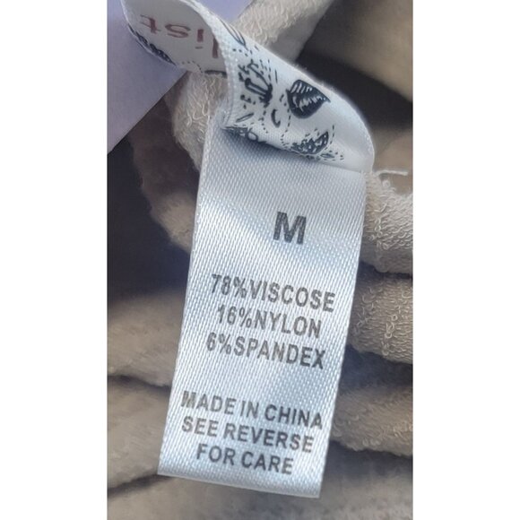 Wishlist Bralette Brami In Champagne Ribbed Knit Crop Tank Top Womens Med NEW - Picture 6 of 8